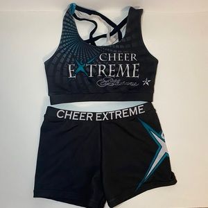 Cheer Extreme reversible practice uniform